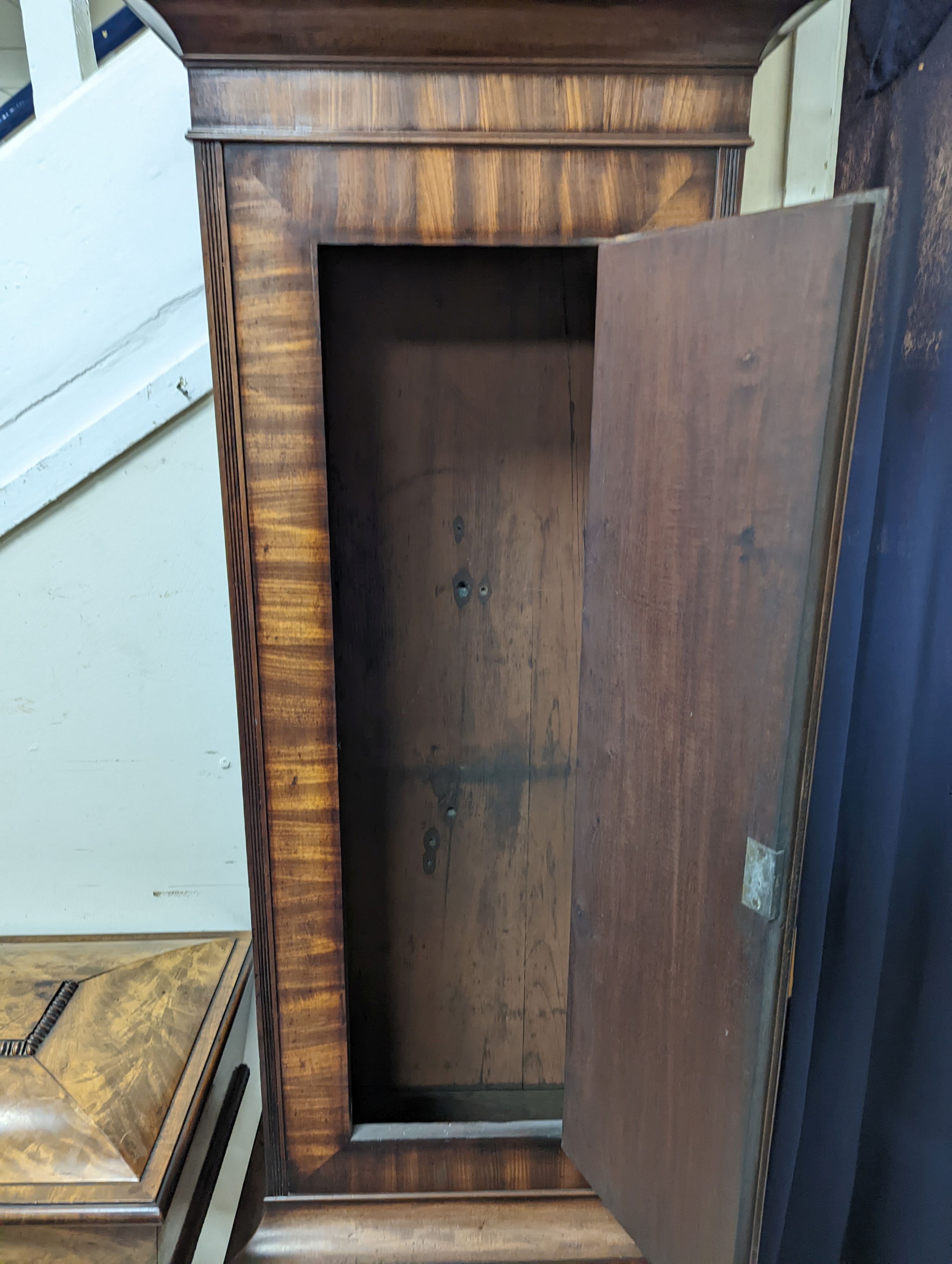 An early 19th century Scottish mahogany longcase clock, signed Wm Barr, Hamilton, height 220cm